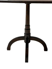 Art Deco Tilt-Top Table, Solid Walnut & Burl, Swedish Design, 1930s